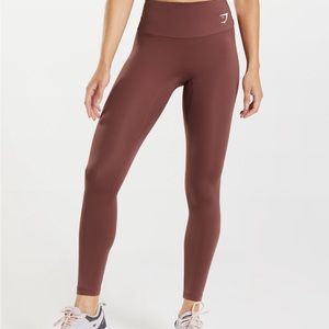 Gymshark training leggings - XS - Cherry Brown